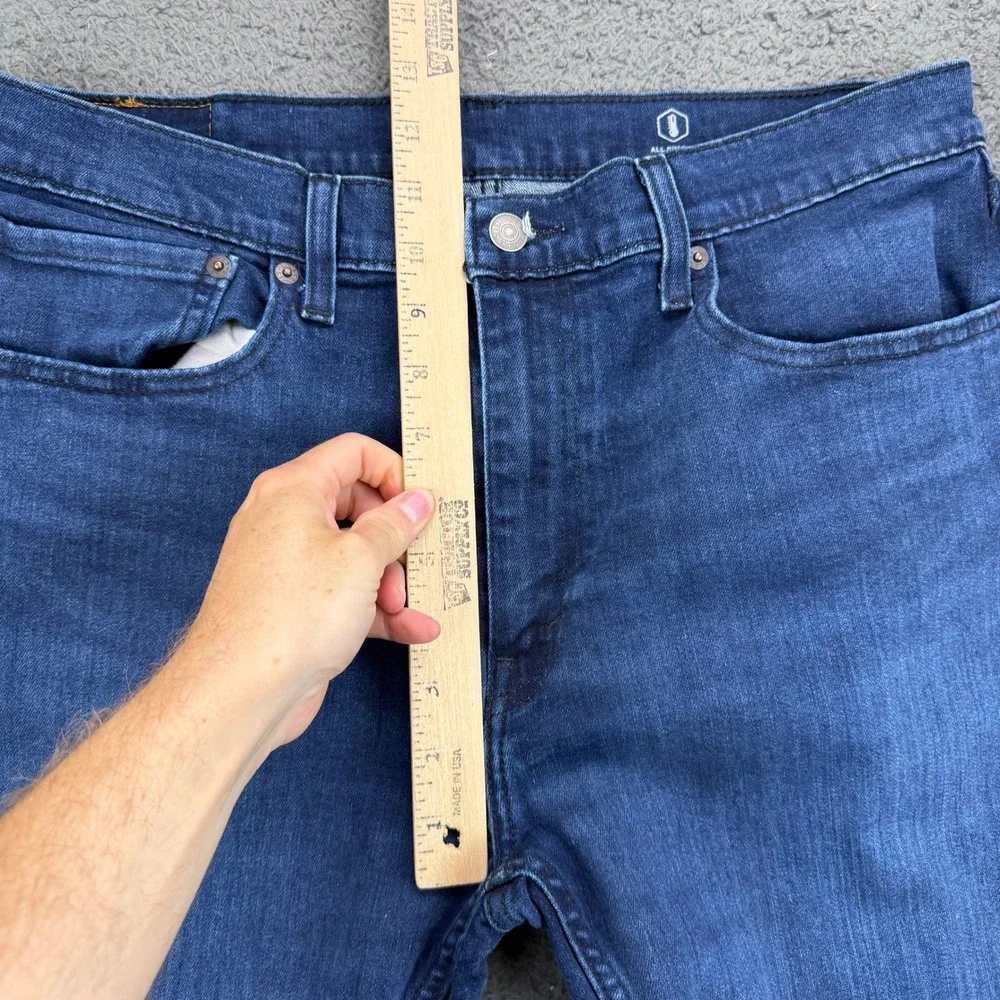 Levis 512 Mens Slim Taper Fit Dark‎ Wash Denim Jeans Blue W36 L30 10820
